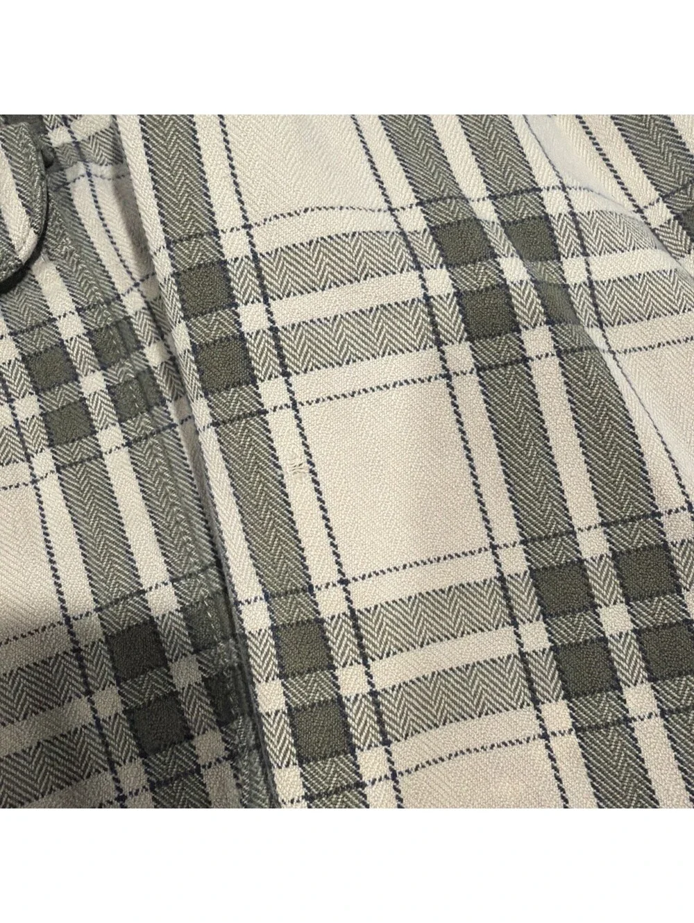 VTG Y2KThe North Face Plaid Flannel Button Shirt L.S. Hiking Brown/ Green Mens L